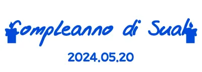 Design di compleanno con scrittura a mano e icone di candele