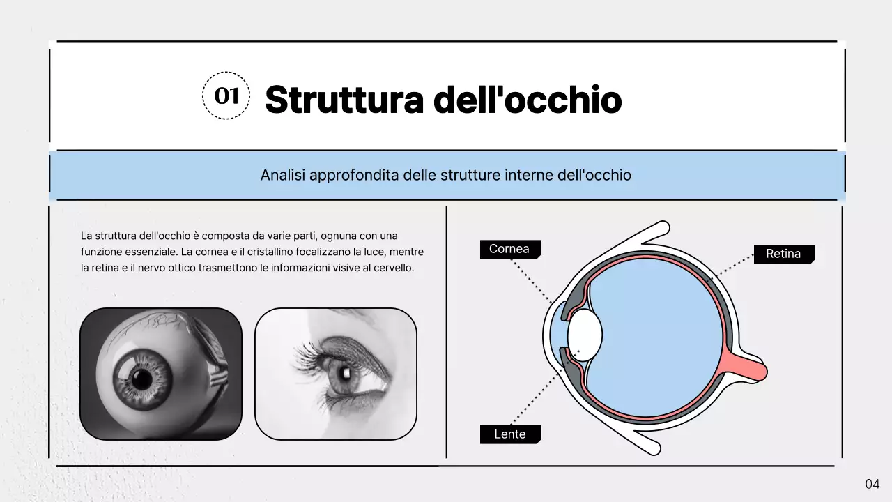 Promuovere la scienza moderna in azzurro e grigio