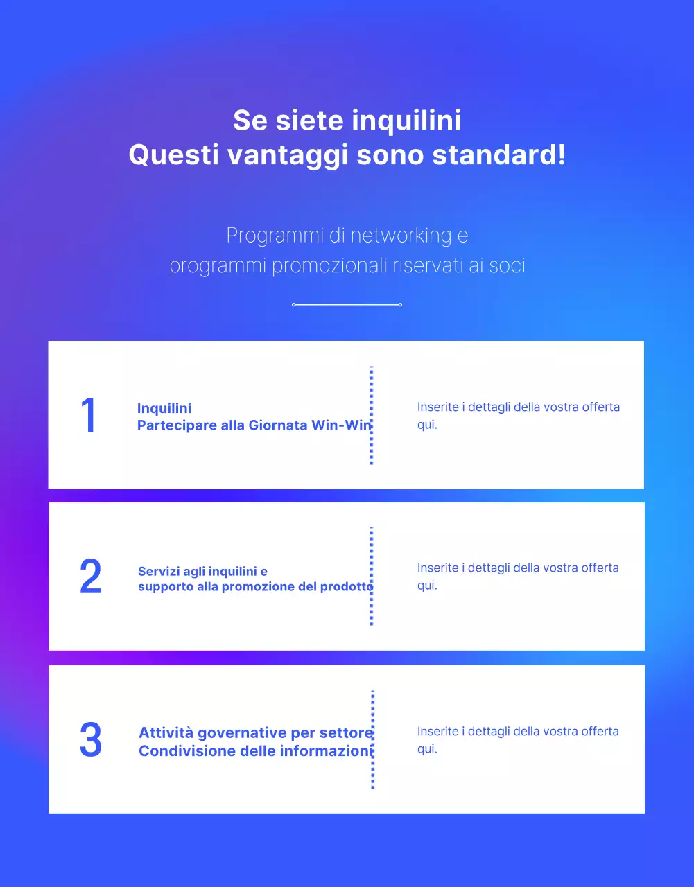 Promuovere il moderno spazio ufficio condiviso di Blue