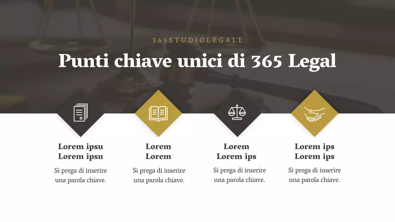 Profilo aziendale dello studio legale Simple Brown and White