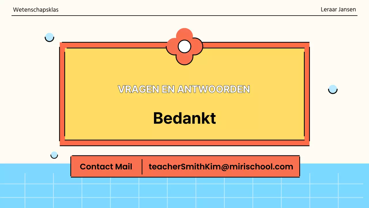 Fotosynthese in een knal oranje en groen