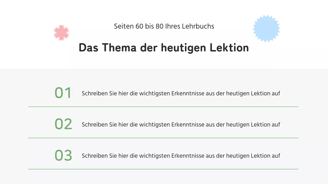 Der graue, gemütliche Schullehrer Unterrichtsplan