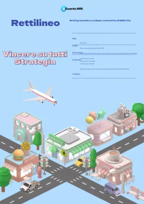 Promuovere una simpatica proposta commerciale rosa e azzurra