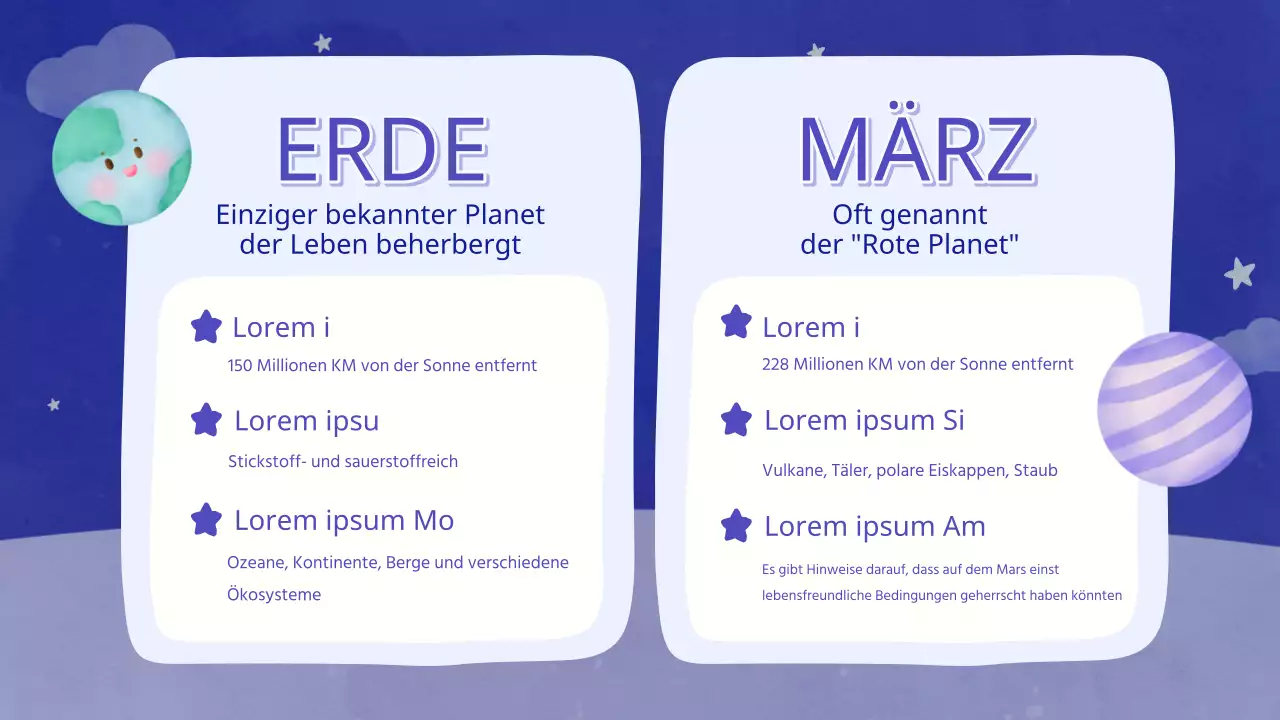 Ein niedliches Unterrichtsmaterial zur Weltraumforschung von Purple and Yellow