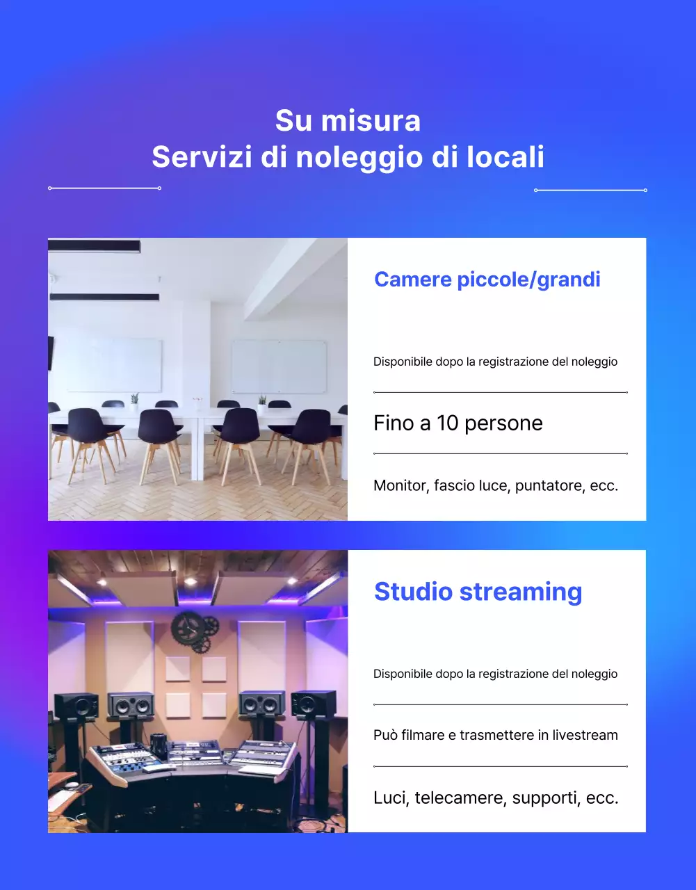 Promuovere il moderno spazio ufficio condiviso di Blue