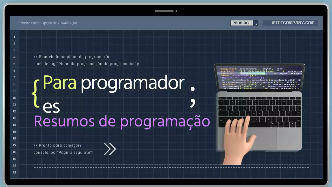 Prospeto do programa de codificação para programadores de estilo cibernético em azul-marinho e amarelo
