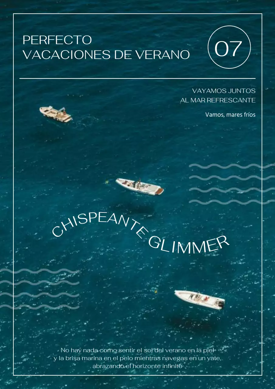 Paisaje de yate moderno en poste azul y blanco