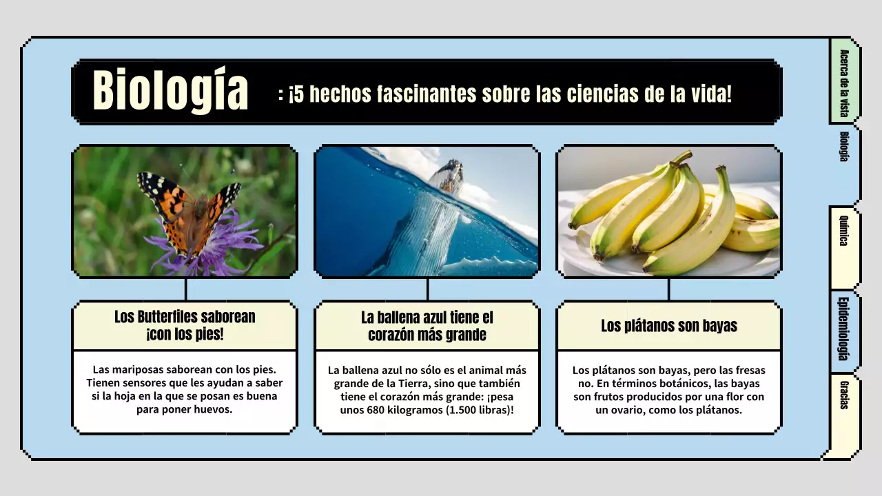Bonito plan de clase de ciencias para primaria en azul claro y verde claro