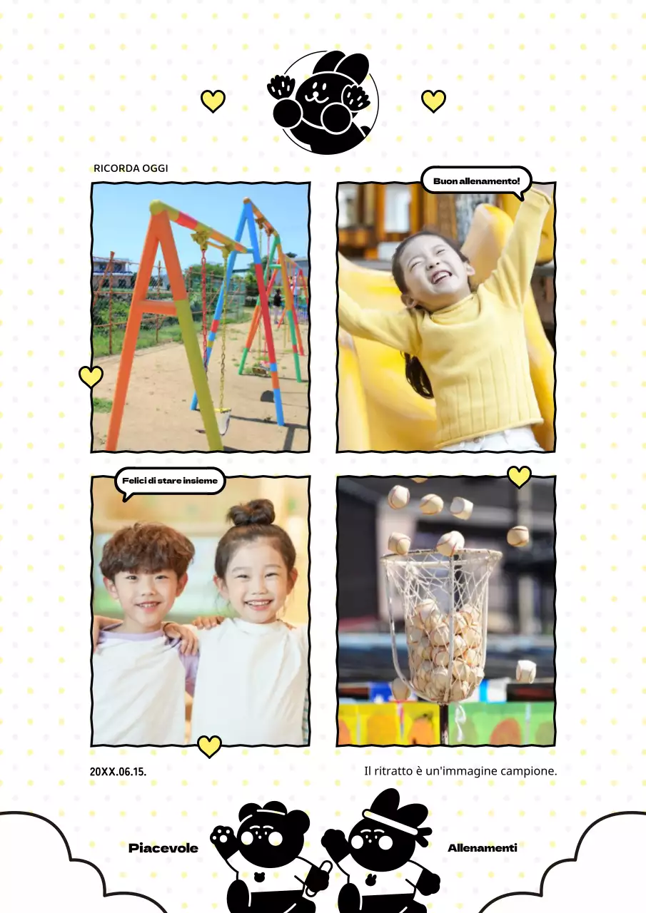 Pubblicate una foto di un taglio atletico alla moda in giallo e nero.