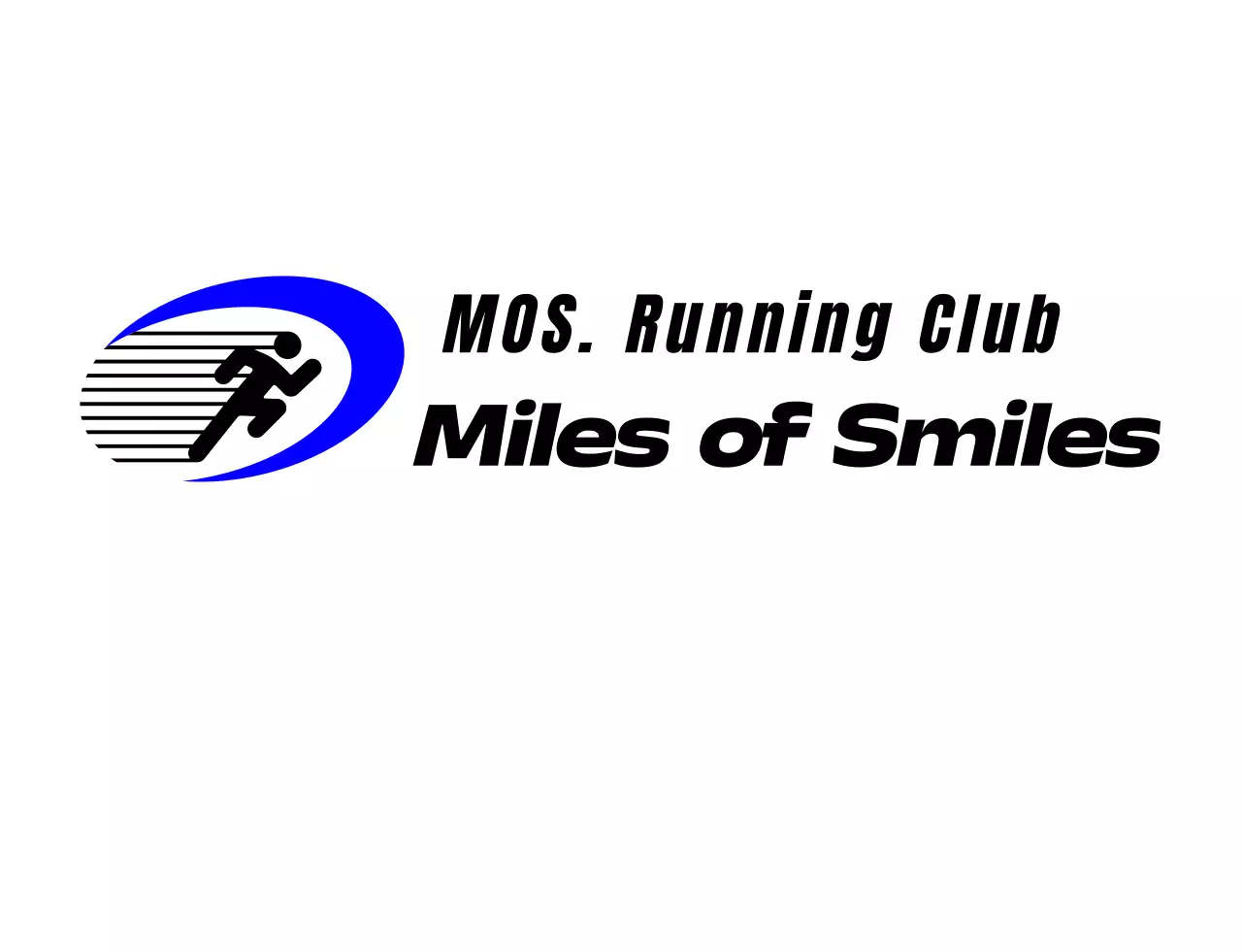 A running club t-shirt that makes you feel fast