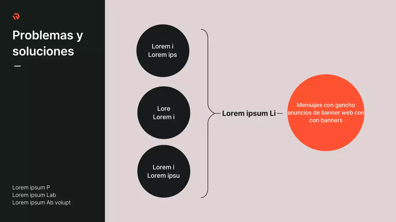 Agencia de relaciones públicas minimalista en beige y negro: informe de caso