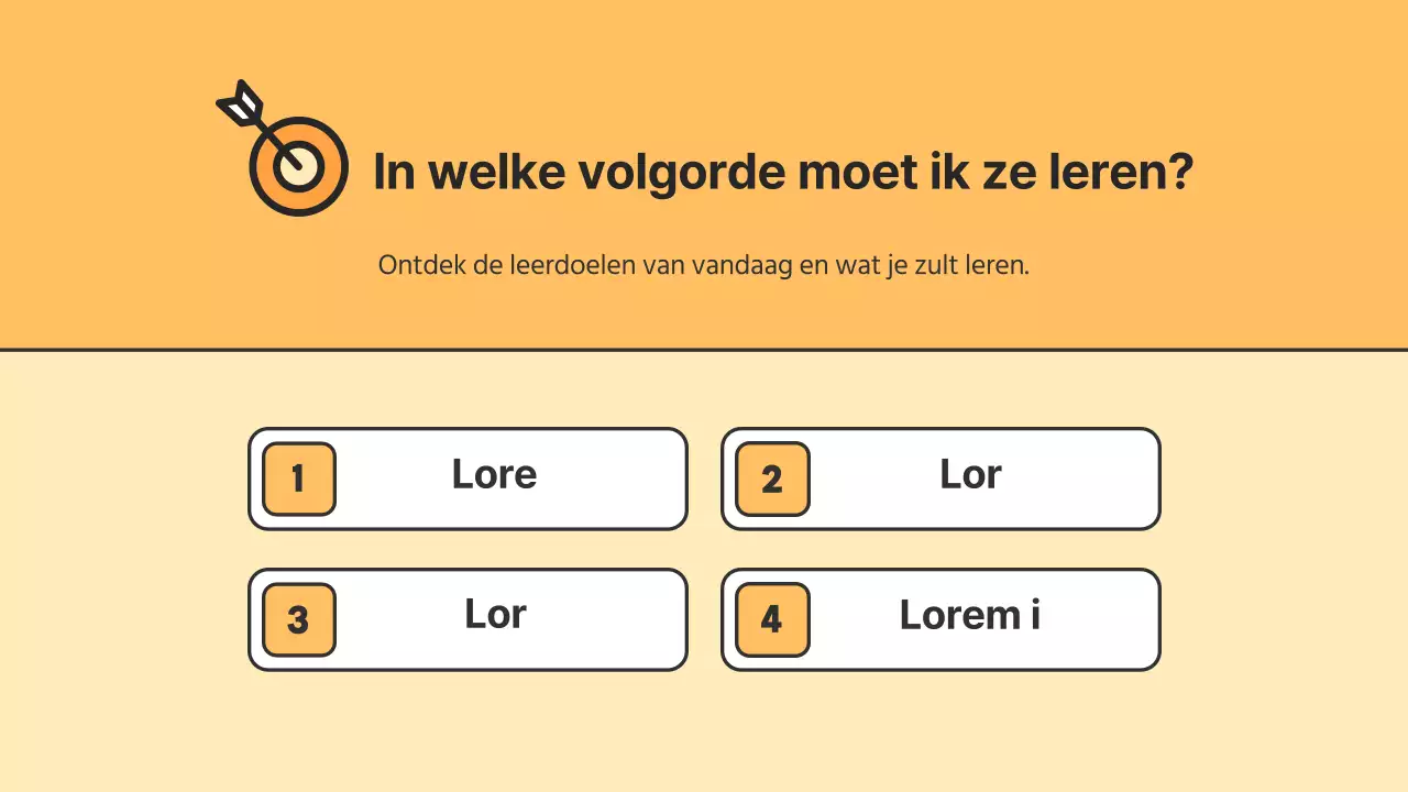 Oranje en gele basisgrammatica in Koreaans