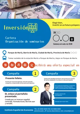Organizar un seminario básico de inversión en azul