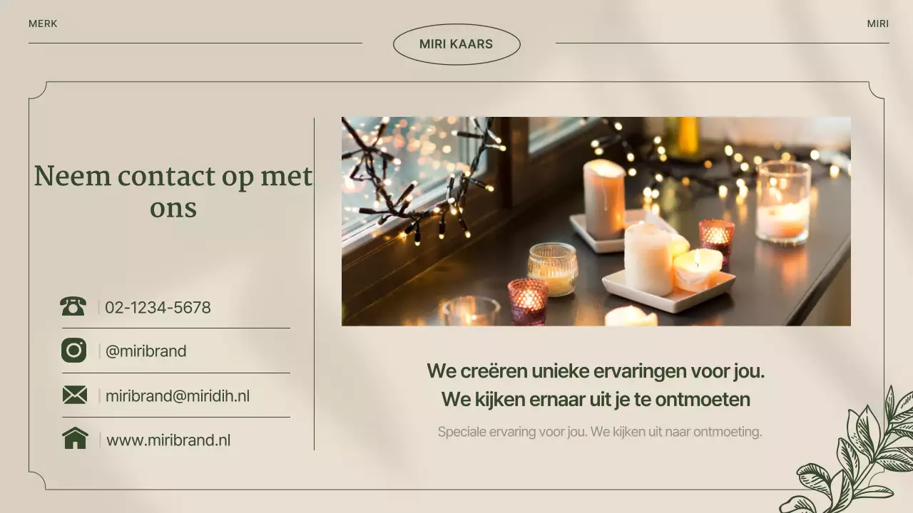 Een gids voor vintage kaarsenworkshops in bruin en groen