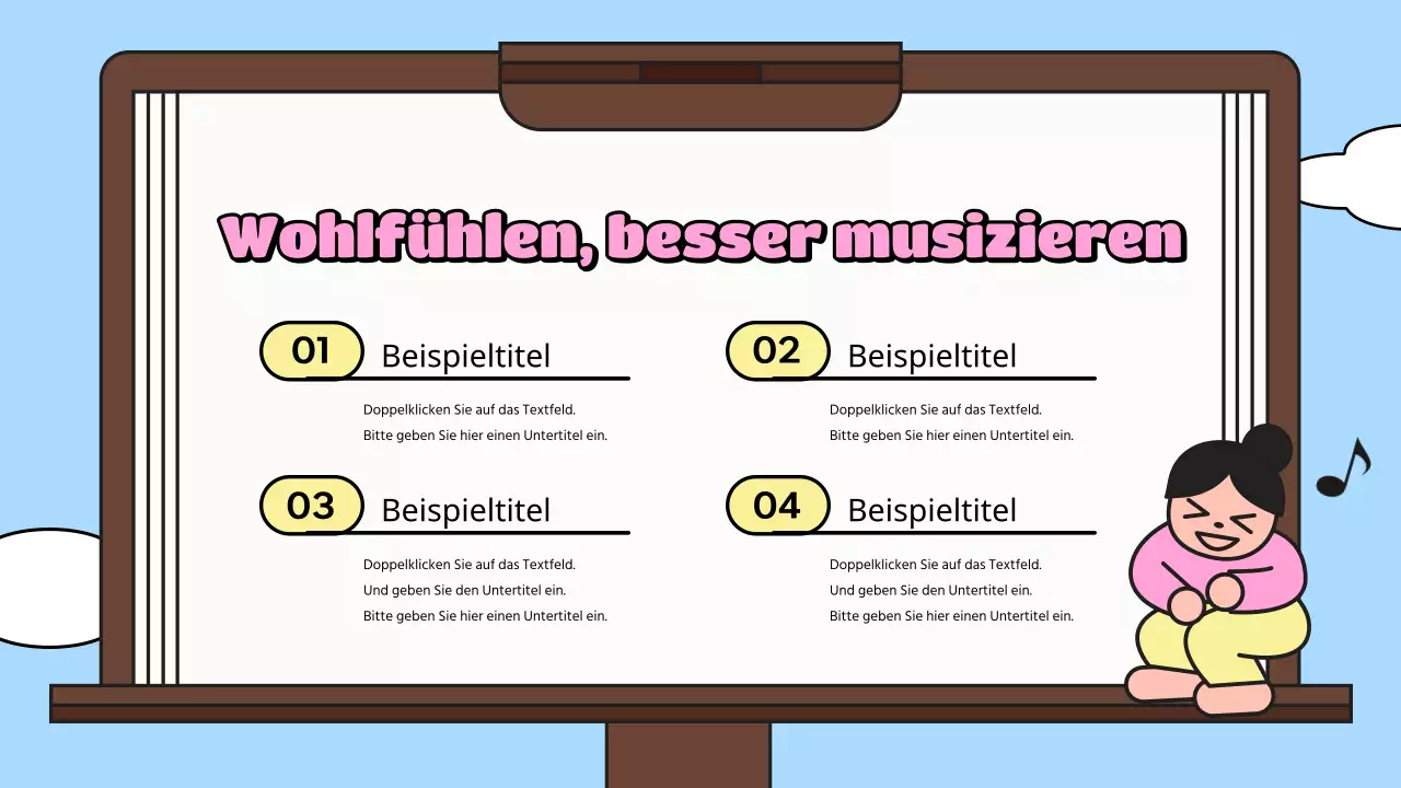 Die Vorteile von gelben und rosafarbenen Musikunterrichtsressourcen
