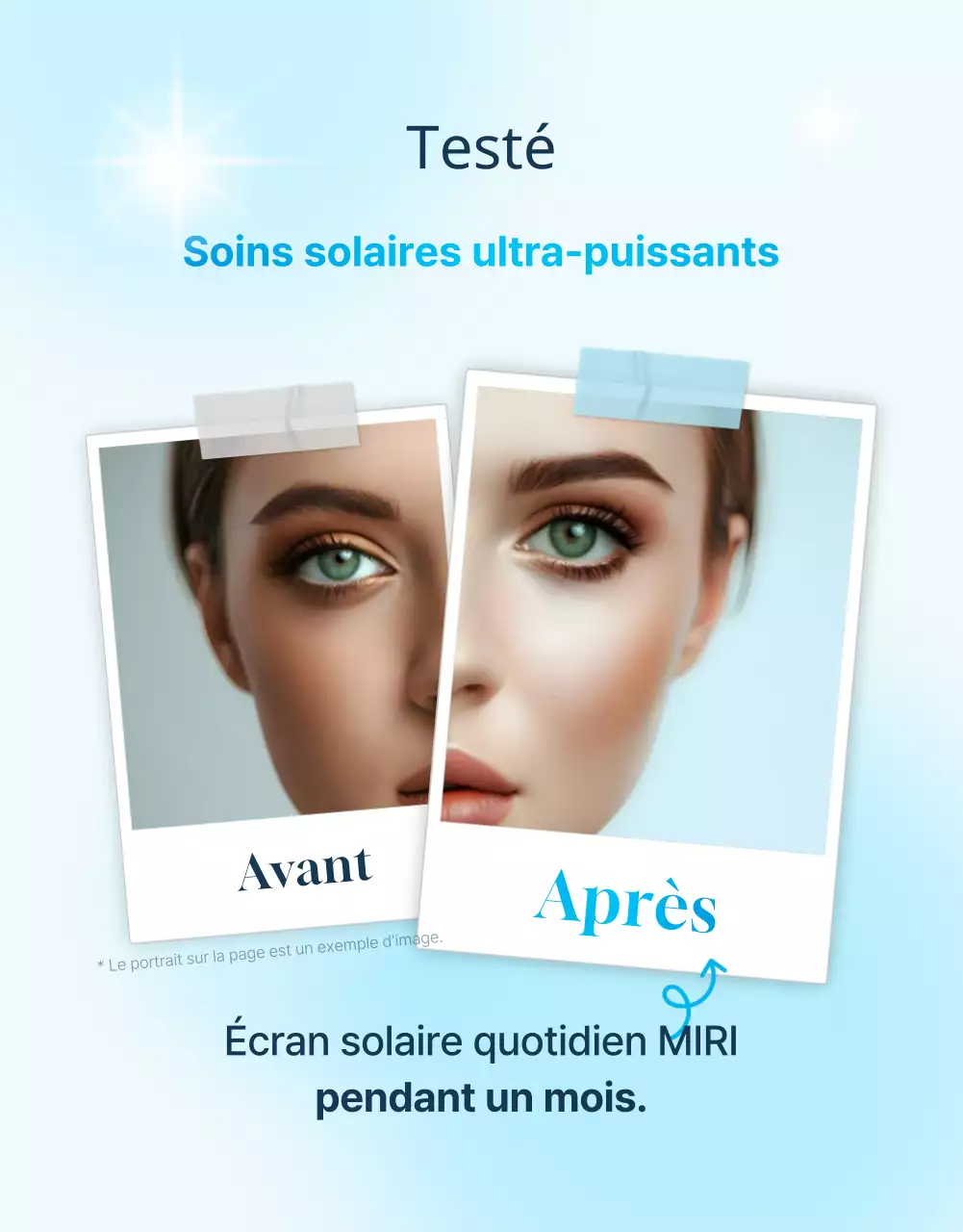 Promouvoir les crèmes solaires saisonnières d'été dans des tons menthe et bleu clair très tendance