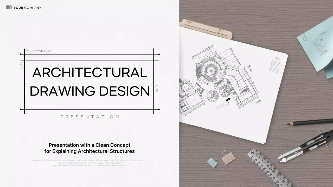 White Modern Architecture Presentation