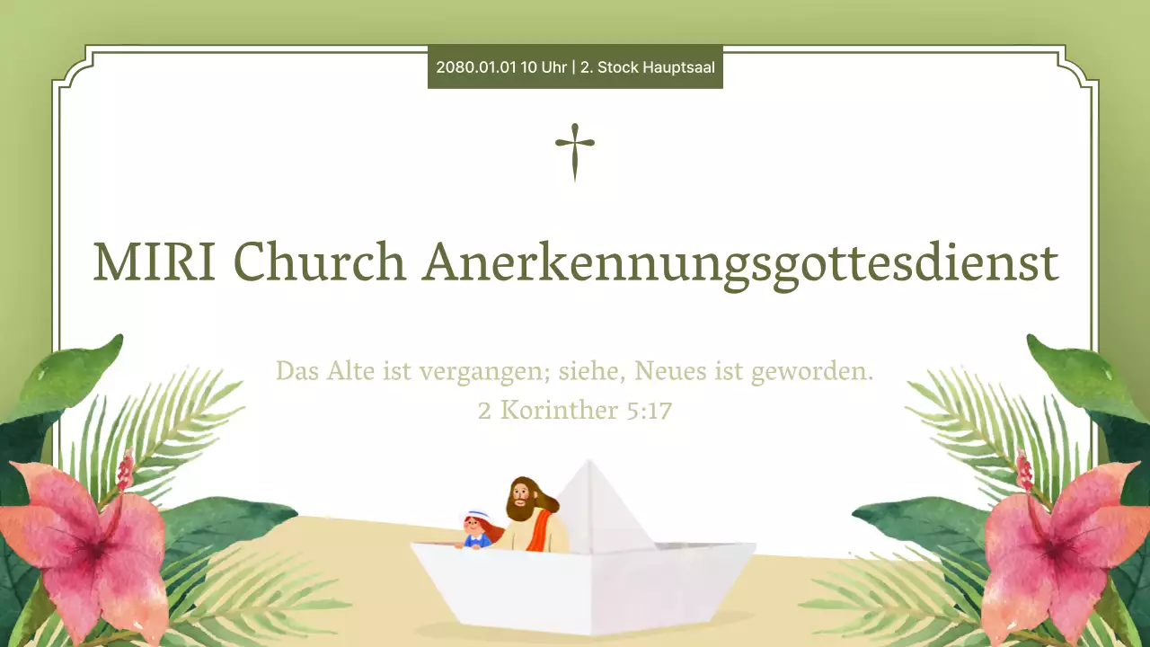 Ein Leitfaden für einen khakifarbenen und rosafarbenen Dankesgottesdienst
