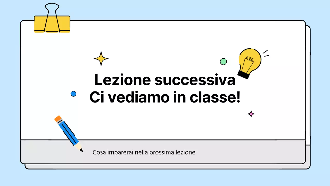 Simpatiche risorse scolastiche gialle e blu