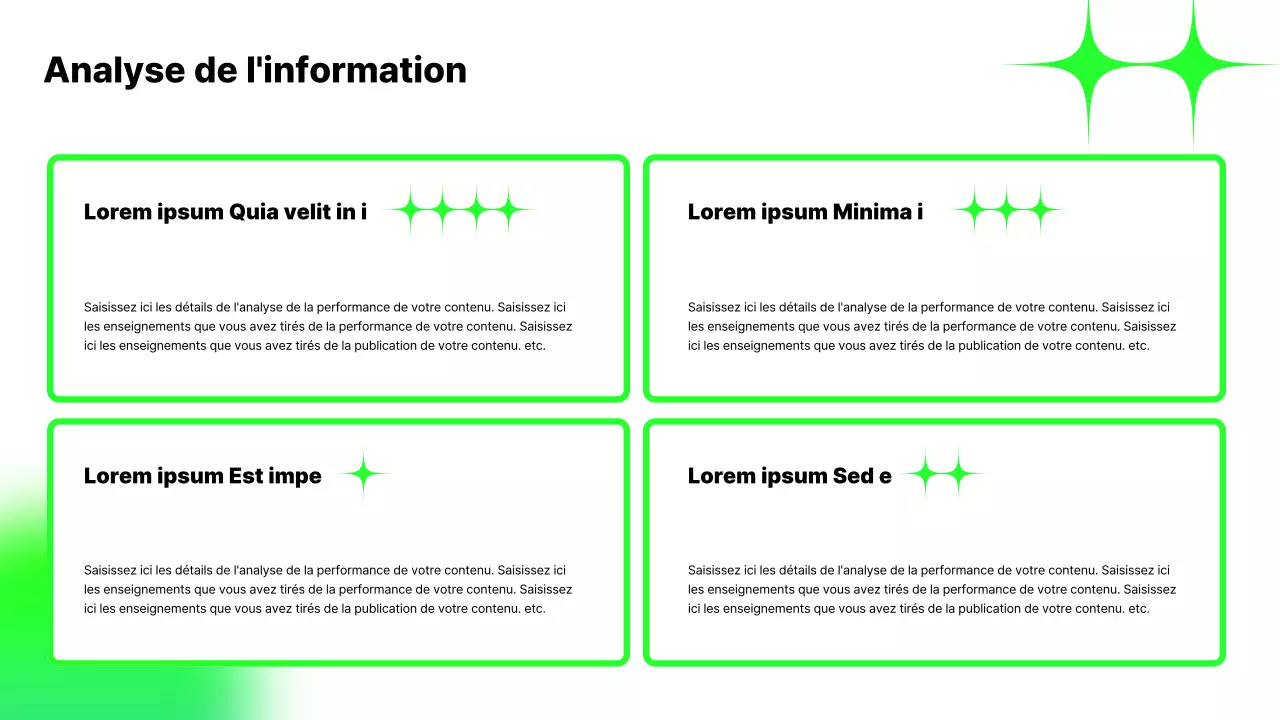 Rapport stratégique sur les contenus fluorescents et tendance