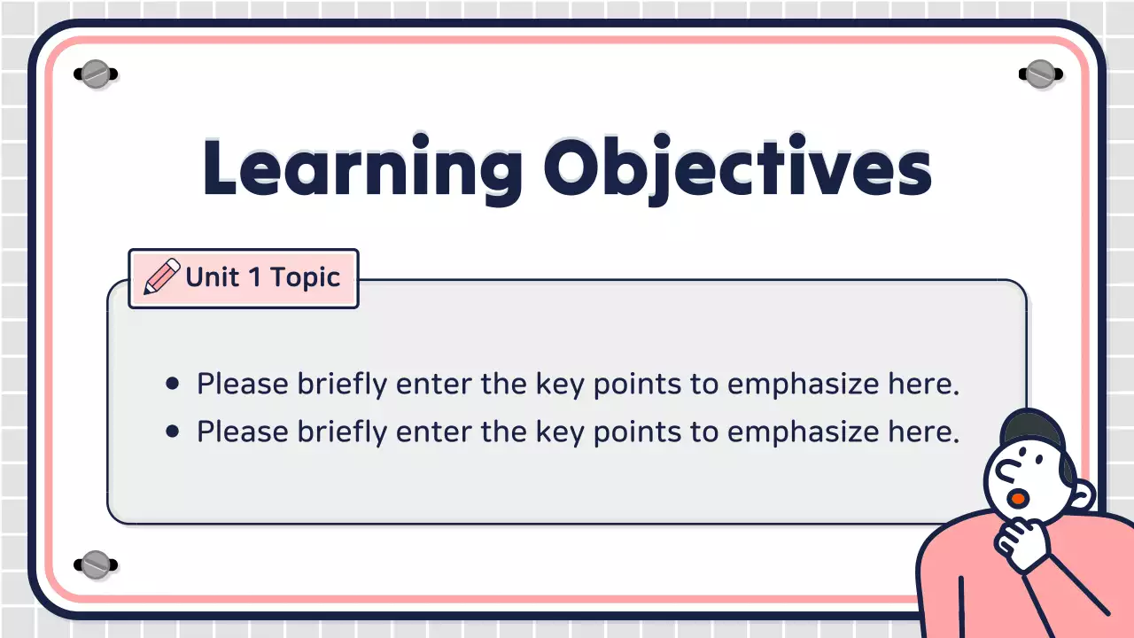 Pink Simple Class Announcement Presentation