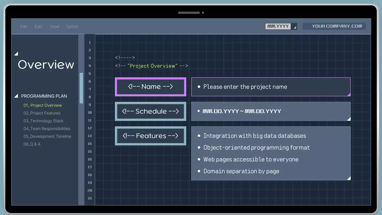Navy Modern Programming Proposal Pitch Presentation