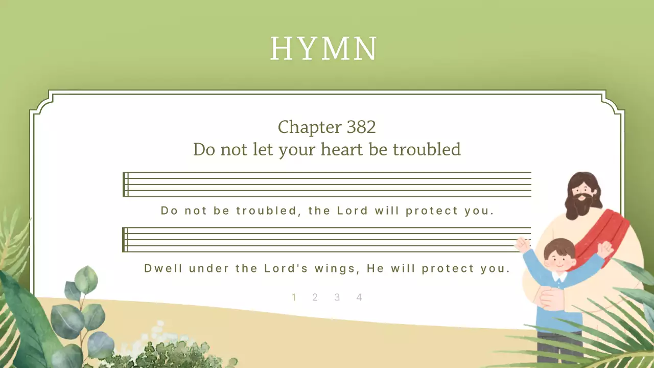 Green Traditional Church Event Announcement Presentation