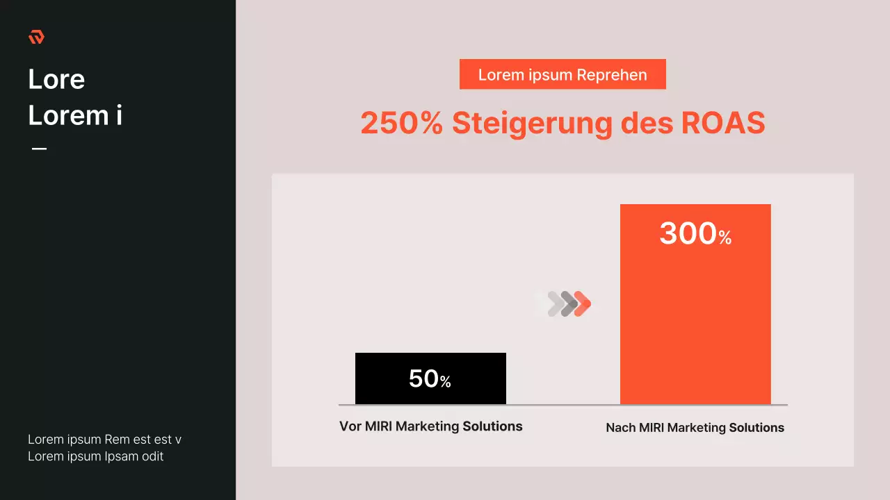 Minimalistische Agentur-PR in Beige und Schwarz Fallbericht