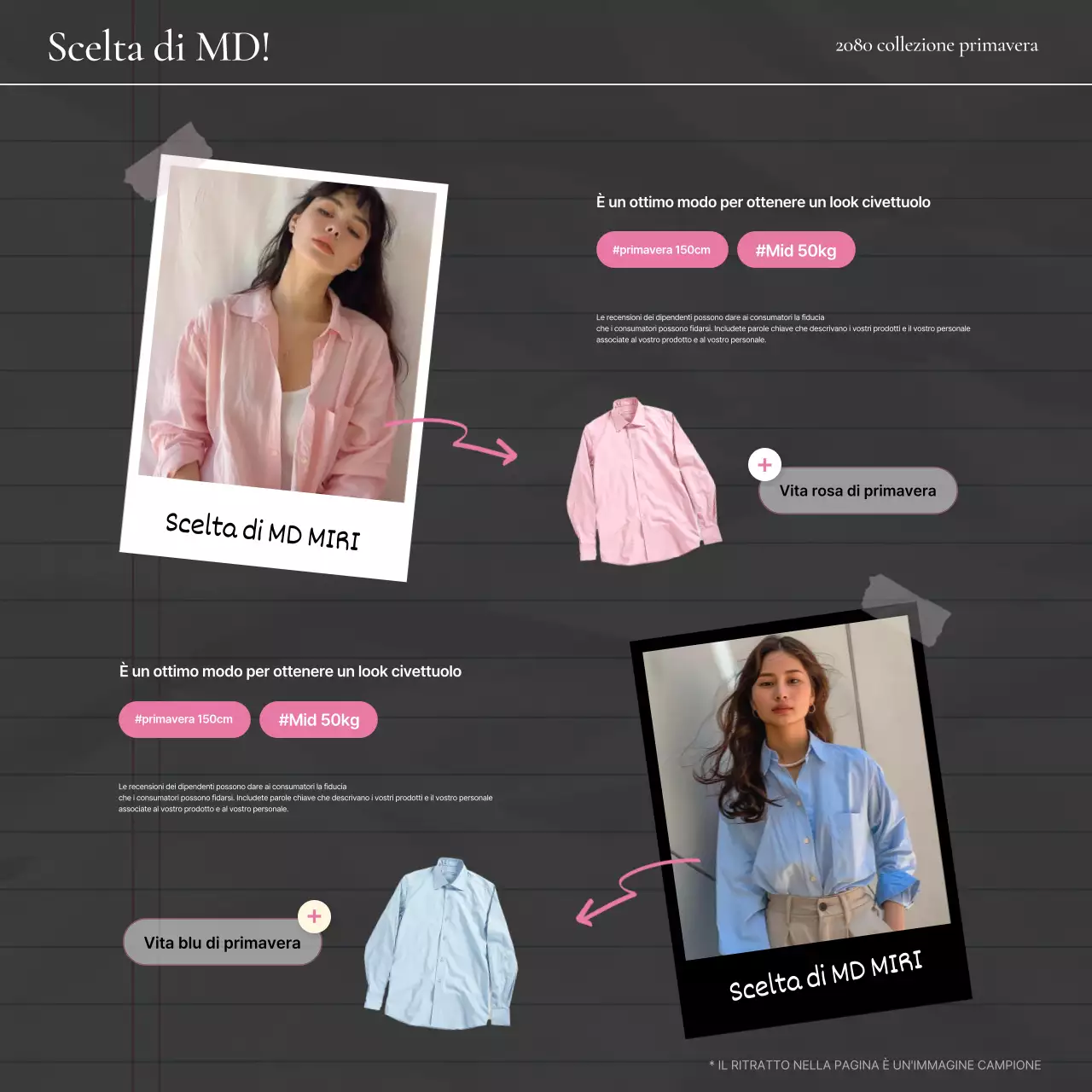 Promuovere una rassegna di moda kitsch in rosa