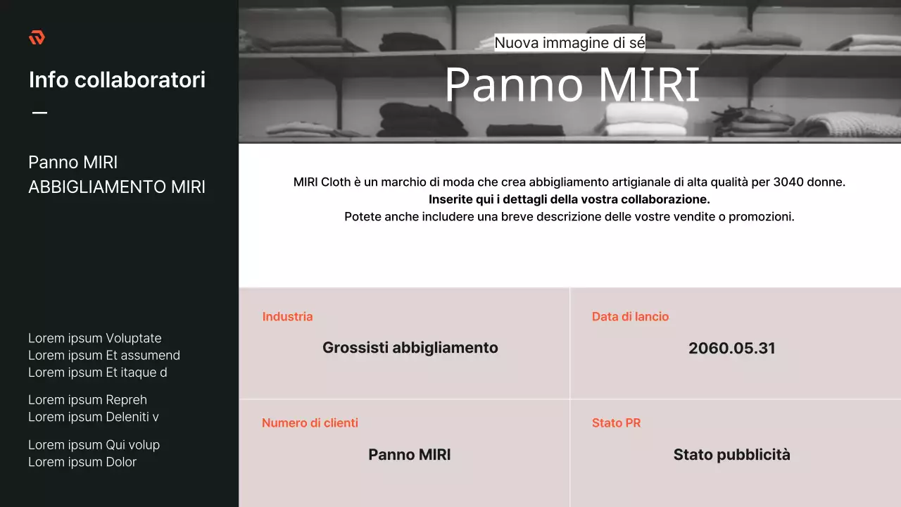 Rapporto di caso su un'agenzia di PR minimalista in beige e nero