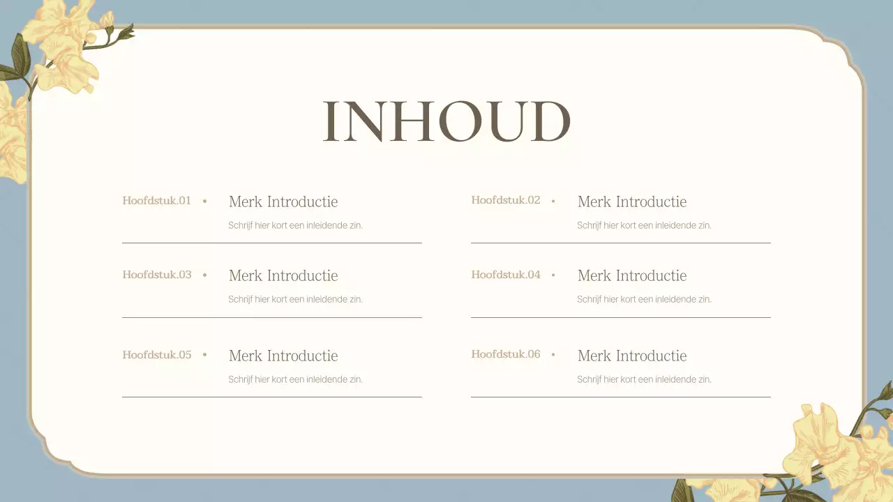 Een luxueus merkstatement in lichtblauw