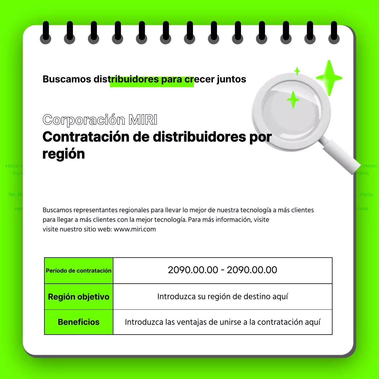 Una agencia de contratación kitsch en fluorescente y blanco y negro