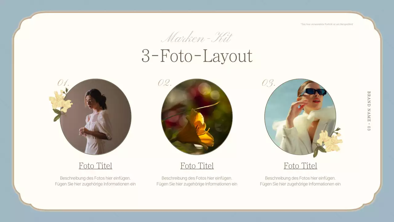 Ein luxuriöses Markenzeichen in Hellblau