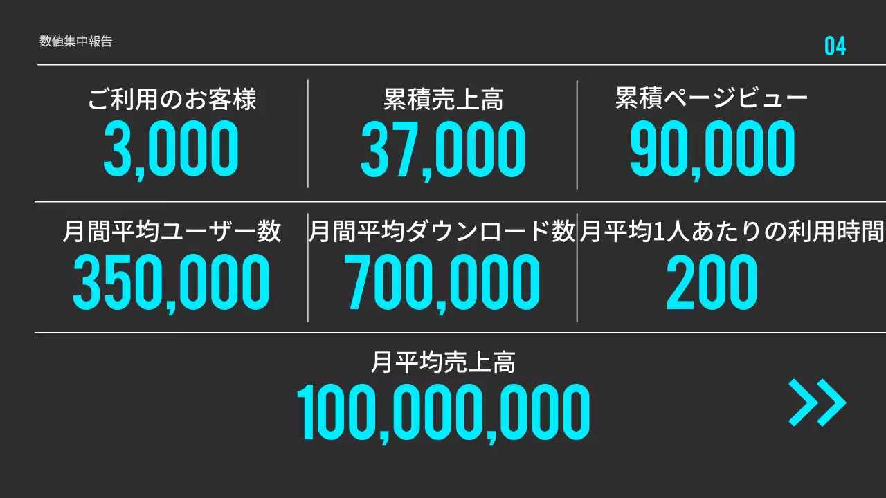 黒 モダン 資料 プレゼンテーション