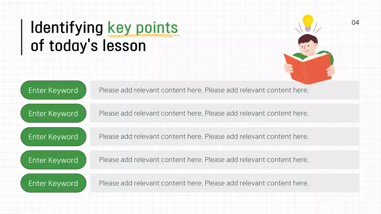 Green Simple School Presentation