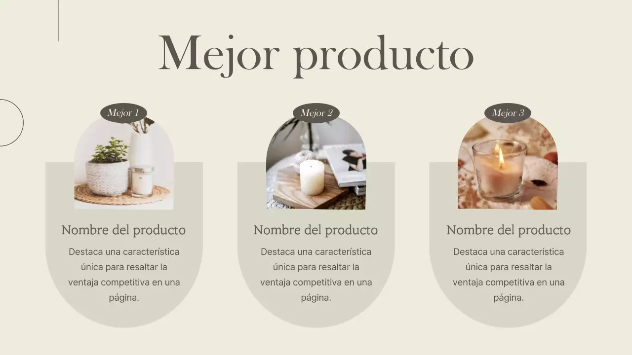 Una lujosa marca para pequeñas empresas en marrón y marfil