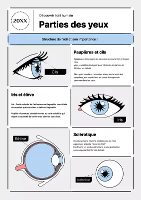 Promouvoir la science moderne en bleu clair et gris