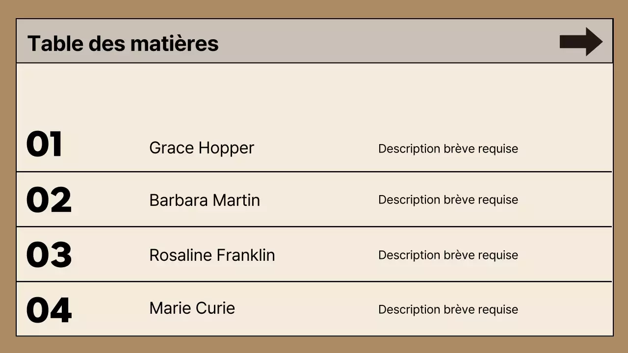 Promouvoir les femmes scientifiques modernes en beige et bleu