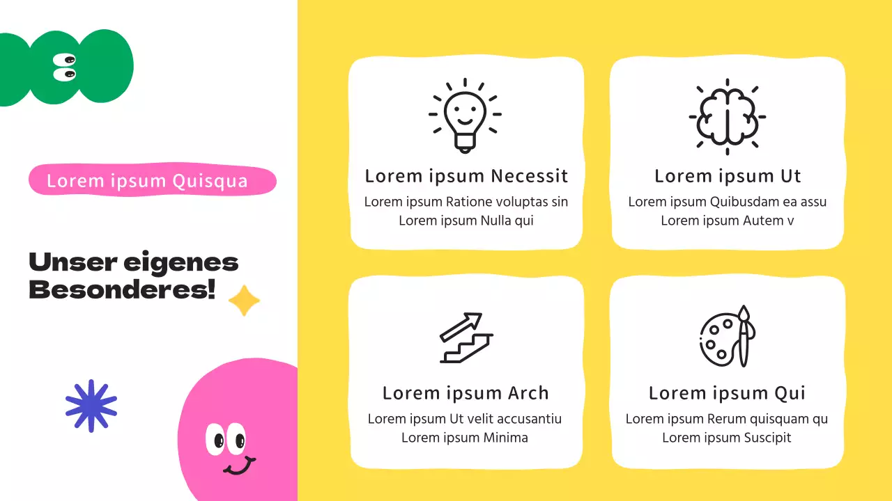 Eine Einführung in das gemütliche Kunstatelier von Yellow und Violet