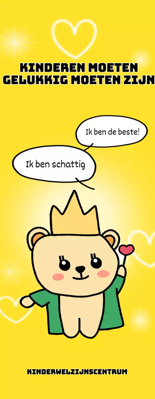 Helder, leuk kinderwelzijnscentrum met schattige figuurtjes