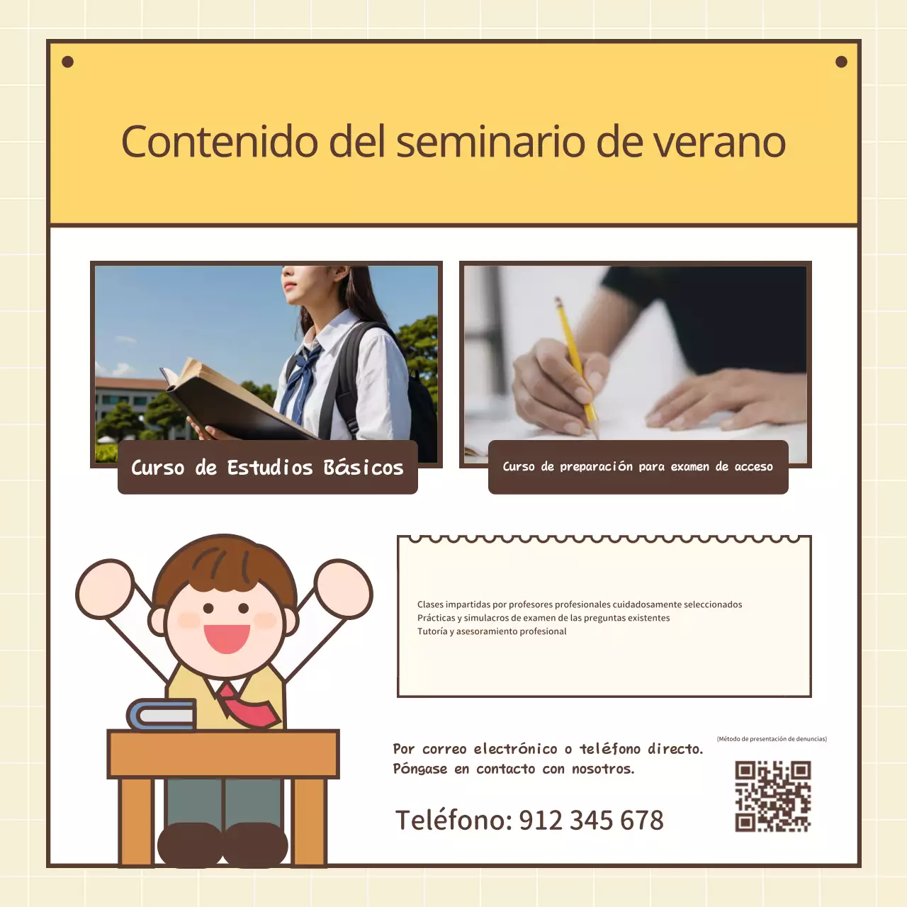 Una sencilla guía de cursos de verano para escuelas amarillas y marrones