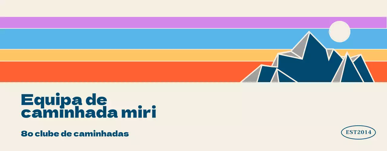 Promover associações de montanha com ilustrações coloridas de montanhas e paisagens