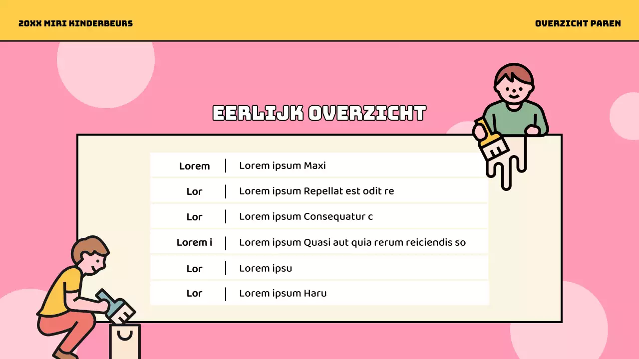 Promoot de Yellow and Blue Kids Fair