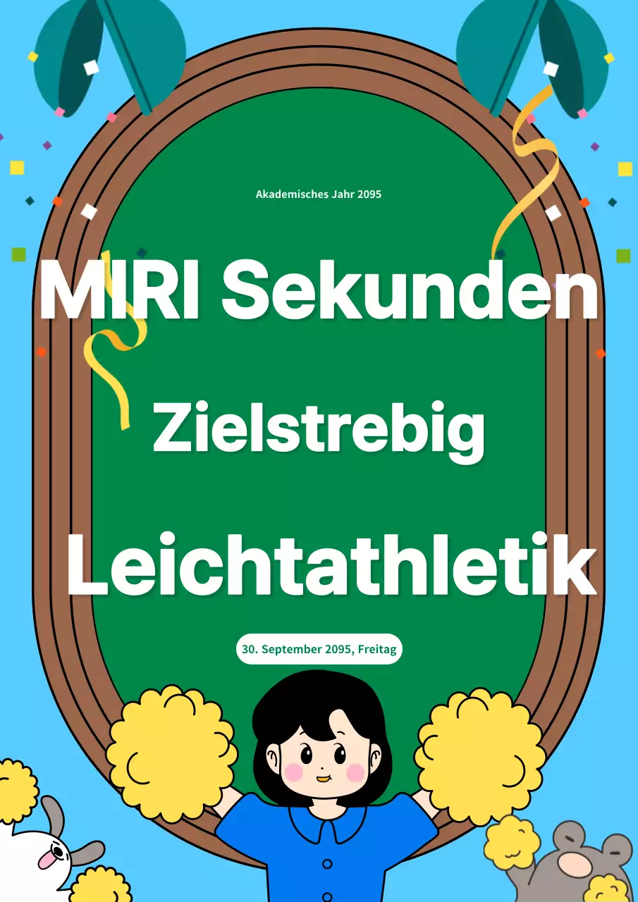Förderung eines hellblauen und grünen Grundschulsporttages
