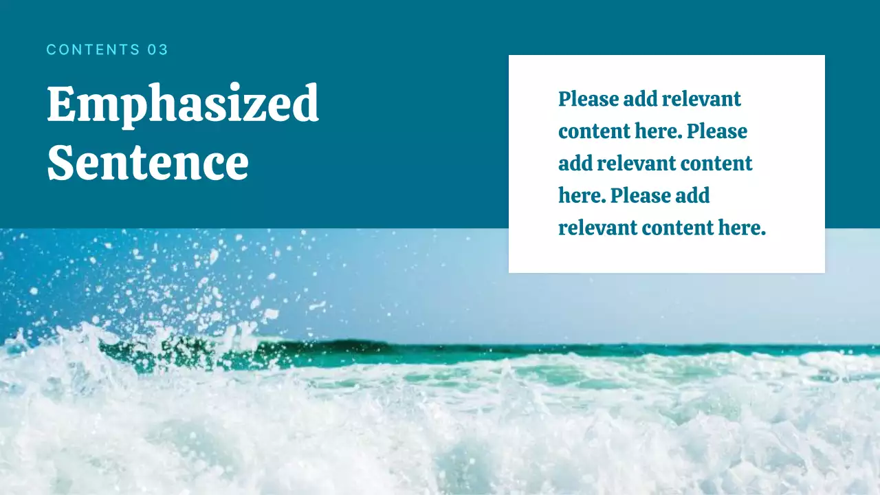 Blue Modern Summer Presentation