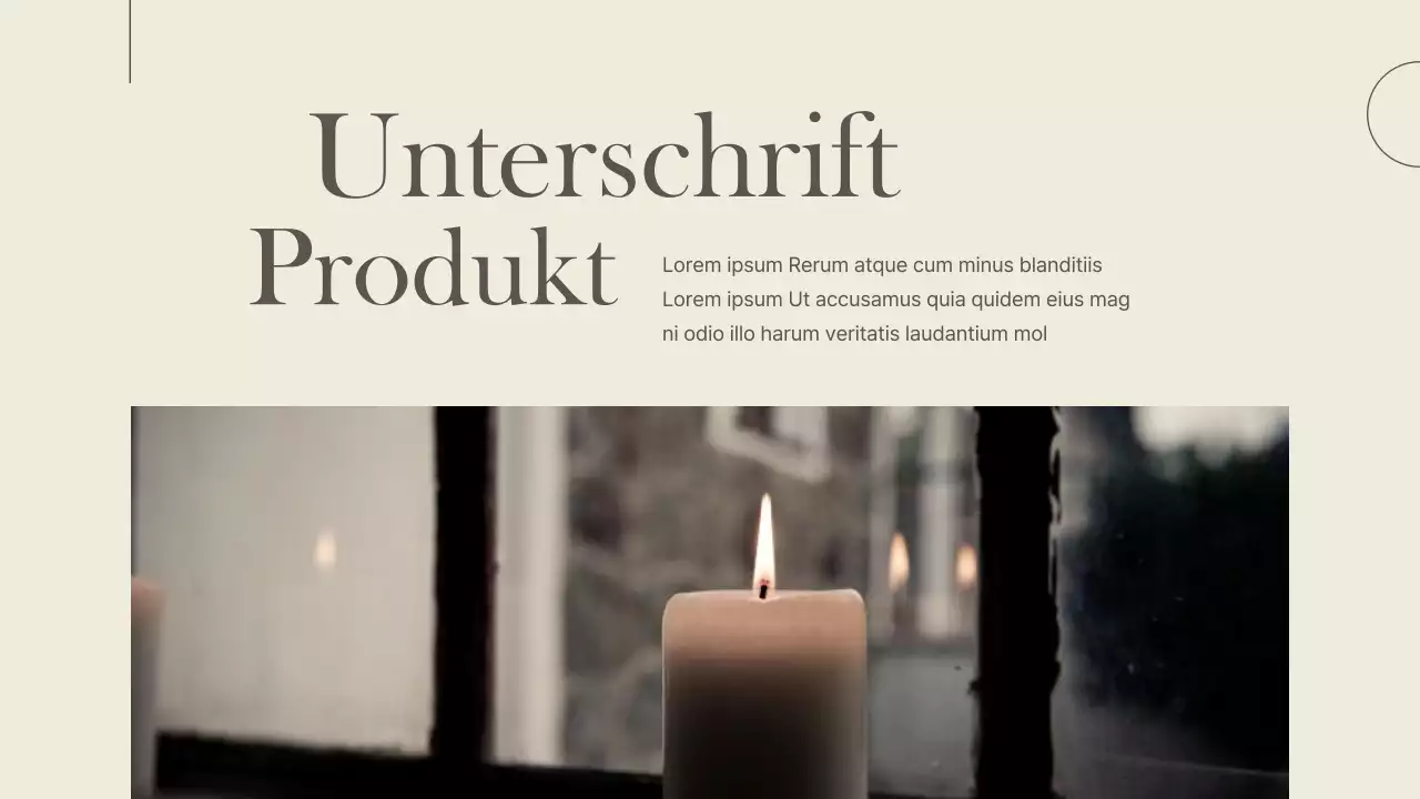 Eine luxuriöse Marke für kleine Unternehmen in Braun und Elfenbein