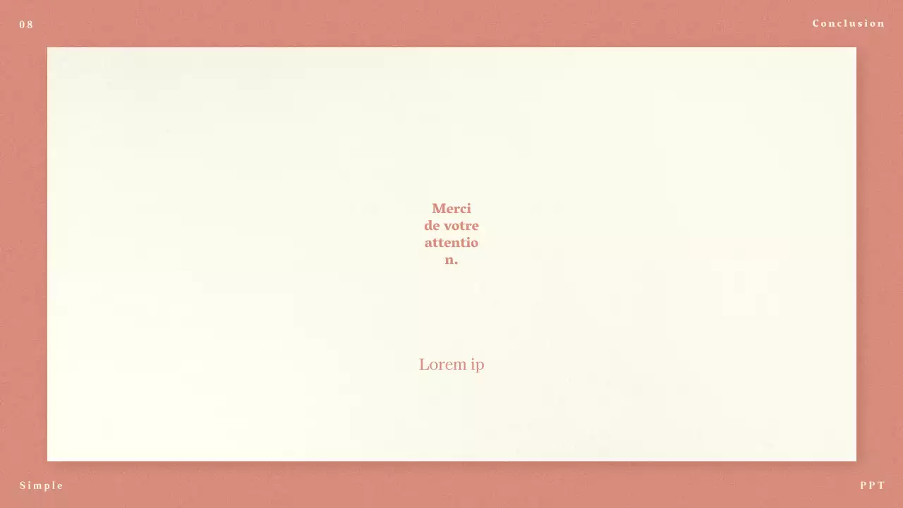 Propositions minimalistes roses pour les messages longs et courts