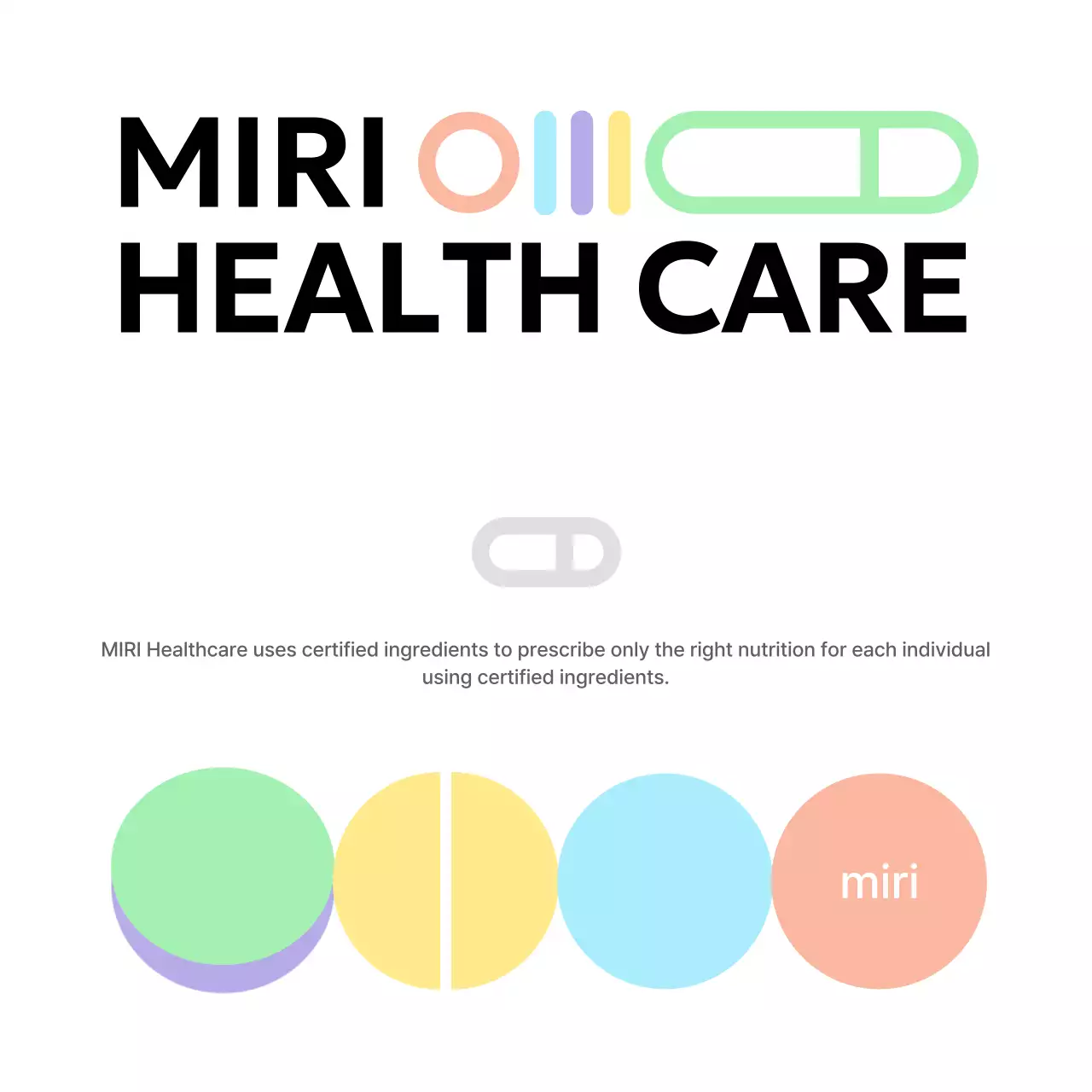 Logo merek Nutraceutical dengan kesan sehat