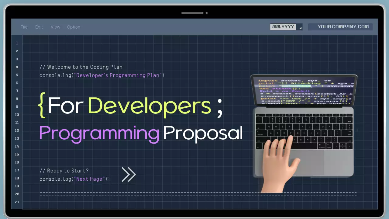 Navy Modern Programming Proposal Pitch Presentation