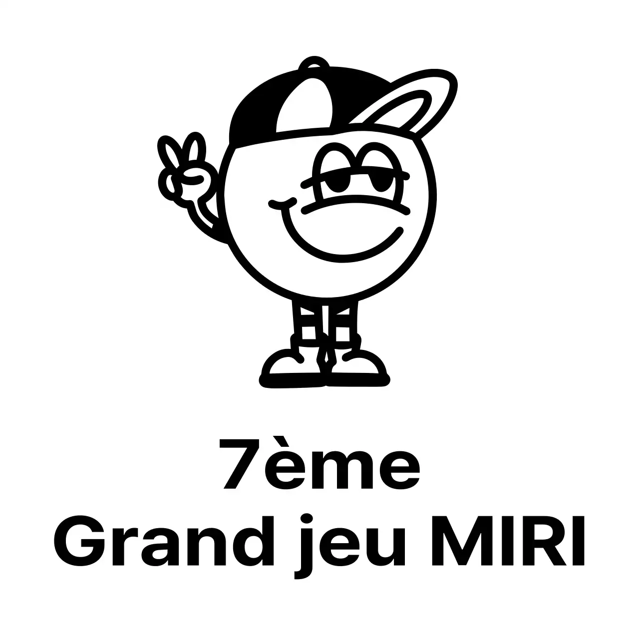 Une jolie journée sportive avec un personnage en chapeau